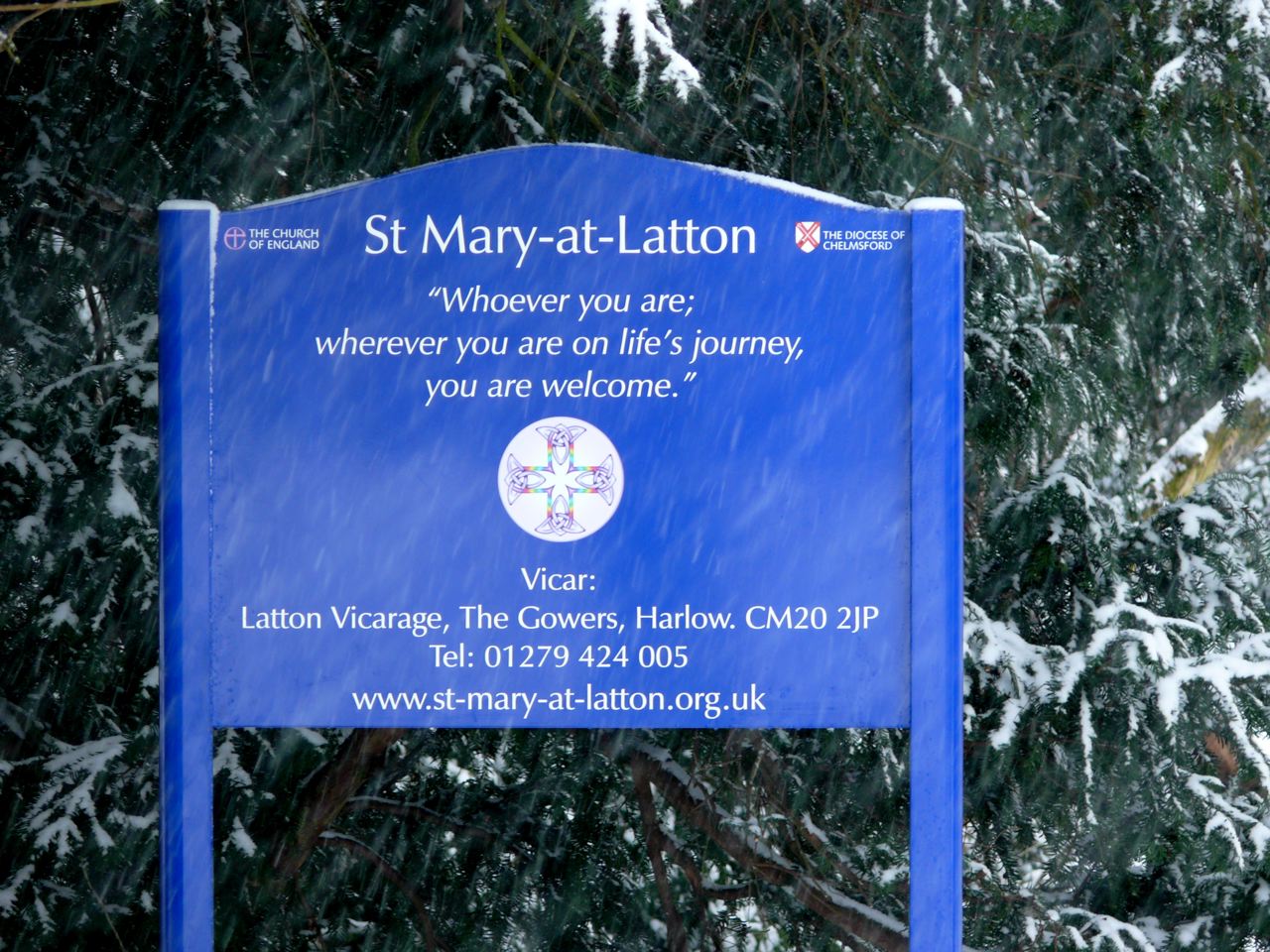 ST Mary-at-Latton Noticeboard