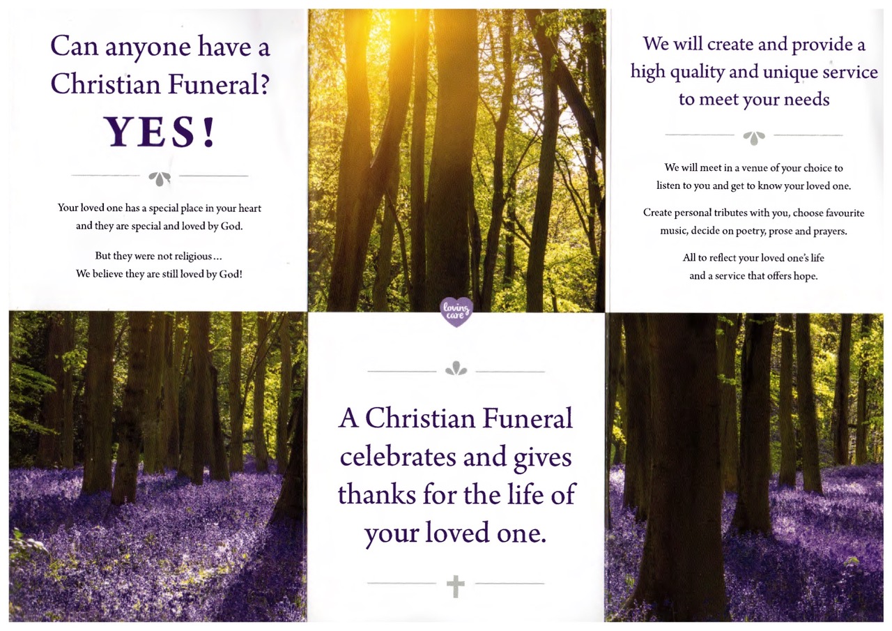 funeral poster